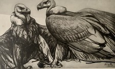 Tableau ancien estampe Art