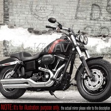 Miroirs Convex Ovale noir mat