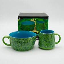 Rick And Morty Breakfast Set Grande Tasse + Bol Pattern Et de Petit Déjeuner