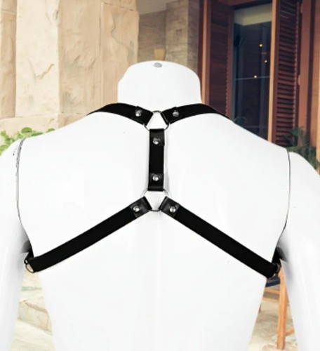 Harnais noir ajustable - , en