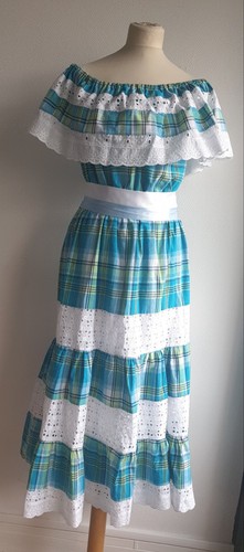 Robe madras ceremonie tissu - madras.ceremonie,