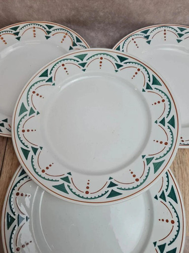 Lot assiettes plates - lot, 4