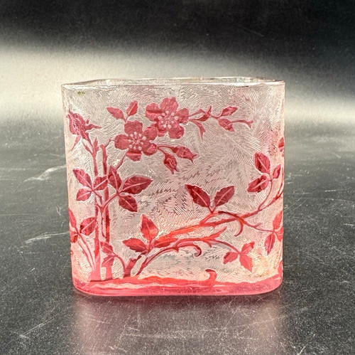 Baccarat vase carré - vase, en