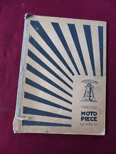 Moto Peugeot Terrot motobecane monet goyon gnome rhone jap etc catalogue pièces