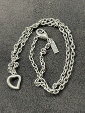 Bijoux Collier YSL Yves Saint Laurent Argent
