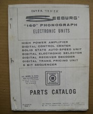 Juke Box Seeburg Parts Catalog SPS160, STD160 Entertainer