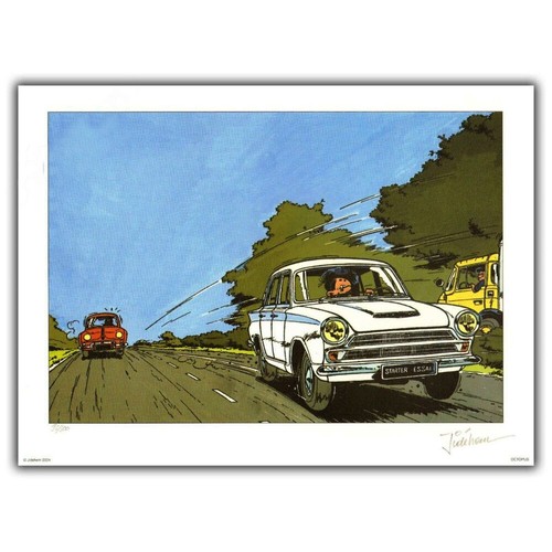 Affiche voiture octopus - affiche,
