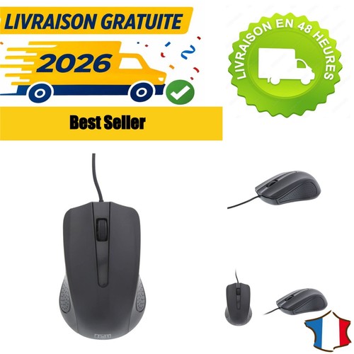Souris optique filaire - , usb