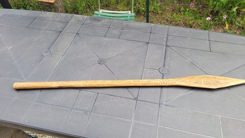 Rare ancien grande lance tiki - grande,