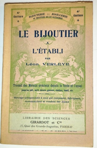 Livre ancien bijouterie - livre,