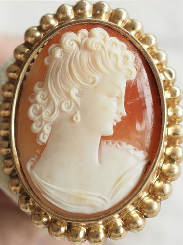 Broche ancienne camee - broche, plaque