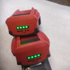 2 batterie hilti B 22 en 2,6Ah