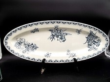 SARREGUEMINES-TRES BEAU PLAT A POISSON DU SERVICE LINNEE