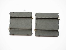 2 Rails pour circuit de voiture électrique Jouef 1ère génération ref 310/3 gris