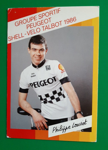 Cyclisme carte cycliste - carte,