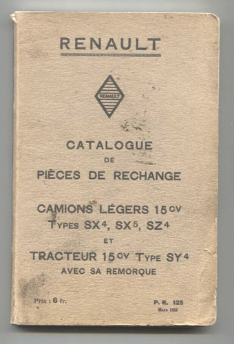 Renault camions type sx - renault,