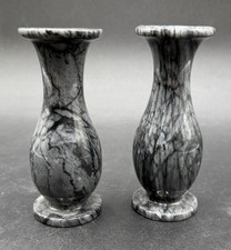 2 Vintage Marble Baluster Bud