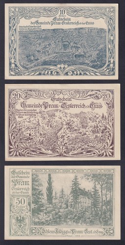 Austria notgeld pram série - pram,