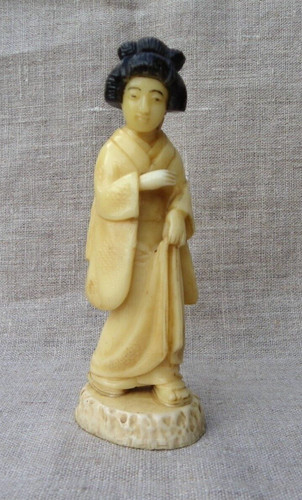 Figurine vintage geisha - figurine, en