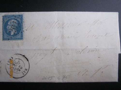 Lettre 2615 nay - -, 64