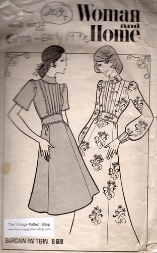 1970s vintage couture motif - 1970s,
