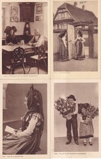 Lot de 4 Cartes postales