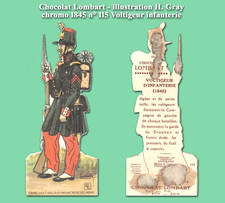 Chocolat Lombart, Illustration
