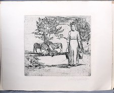 Radierung Artiste Graphique