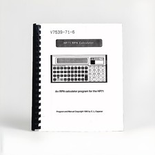 RPN calculator manual for the