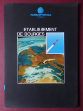 1991 DEPLIANT AEROSPATIALE BOURGES MISSILE ENGIN TACTIQUE EXOCET ASTER HANRIOT