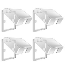  4 Pcs Caisse Etanche Lumière Étanche Protecteur D'interrupteur D'éclairage