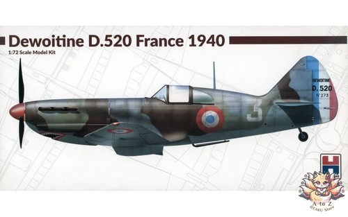Dewoitine 520 france - 1/72,