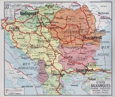 Carte scolaire ancienne Etats