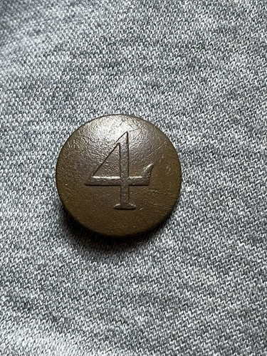 Bouton 4eme swiss regiment - 4eme,