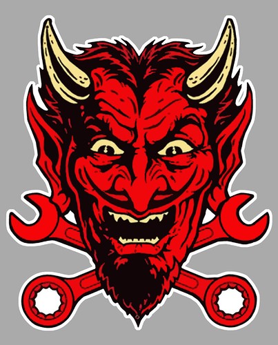 Diable rouge pour harley - pour,