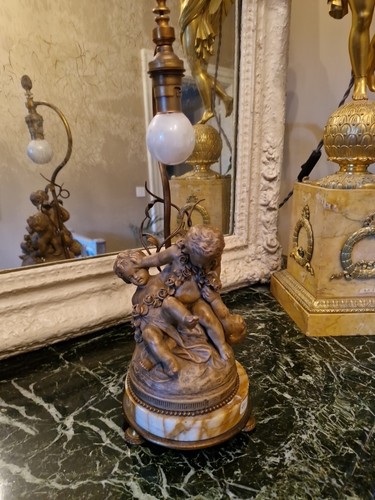 Ancienne lampe terre - ancienne,