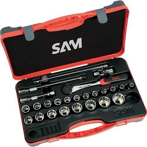 Coffret douilles - coffret, 1/2''