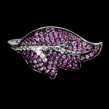 925 Bague en Argent Saphir