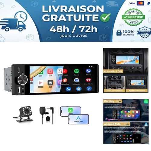 Autoradio din écran tactile - 1,