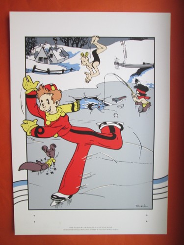 Franquin serigraphie spirou - franquin,