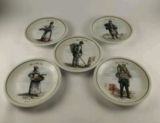 Lot 5 Assiettes porcelaine