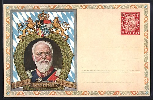 Carte postale roi louis iii - louis, de