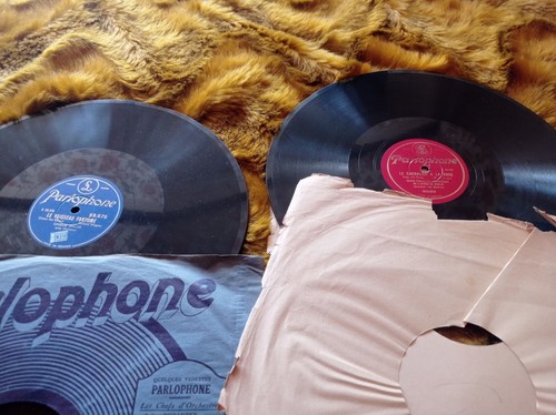 Lot disques 78t parlophone - lot,