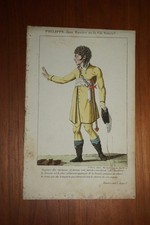 Gravure COULEUR XIX COSTUME