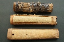 Ensemble poignée épée japonaise pour épée courte Wakizashi ancienne originale...