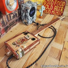 Guitare cigar box My Father Cigars