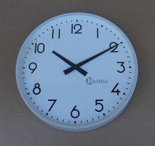 Ancienne pendule d'usine Brillié atelier déco industrielle indus loft old clock