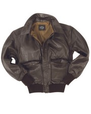 Veste D'Aviateur en Cuir de