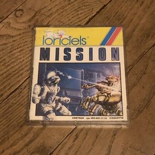 Jeu Disquette Amstrad CPC MISSION - Loriciels - Testé OK