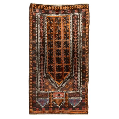 Tapis ancien asiatique laine - tapis,